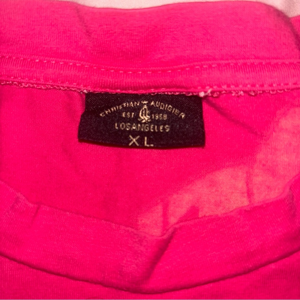 💕Christian Audigier Pink Floral Graphic Tee - Picture 4 of 8